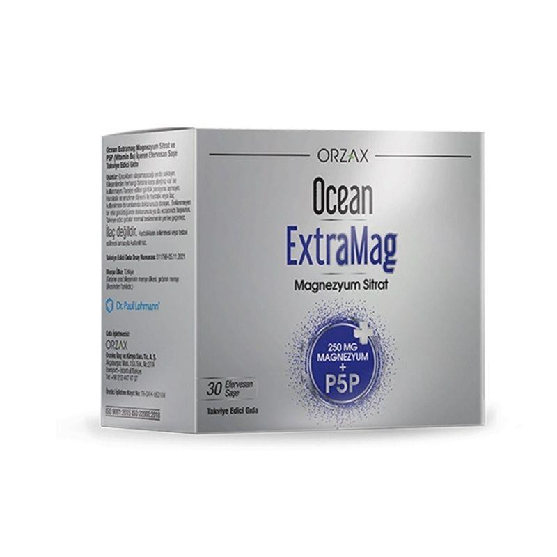 Orzax Ocean Extramag Magnezyum Sitrat 30 Saşe