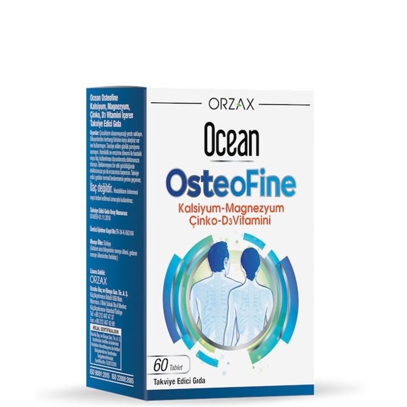 Orzax Ocean OsteoFine Takviye Edici Gıda 60 Tablet