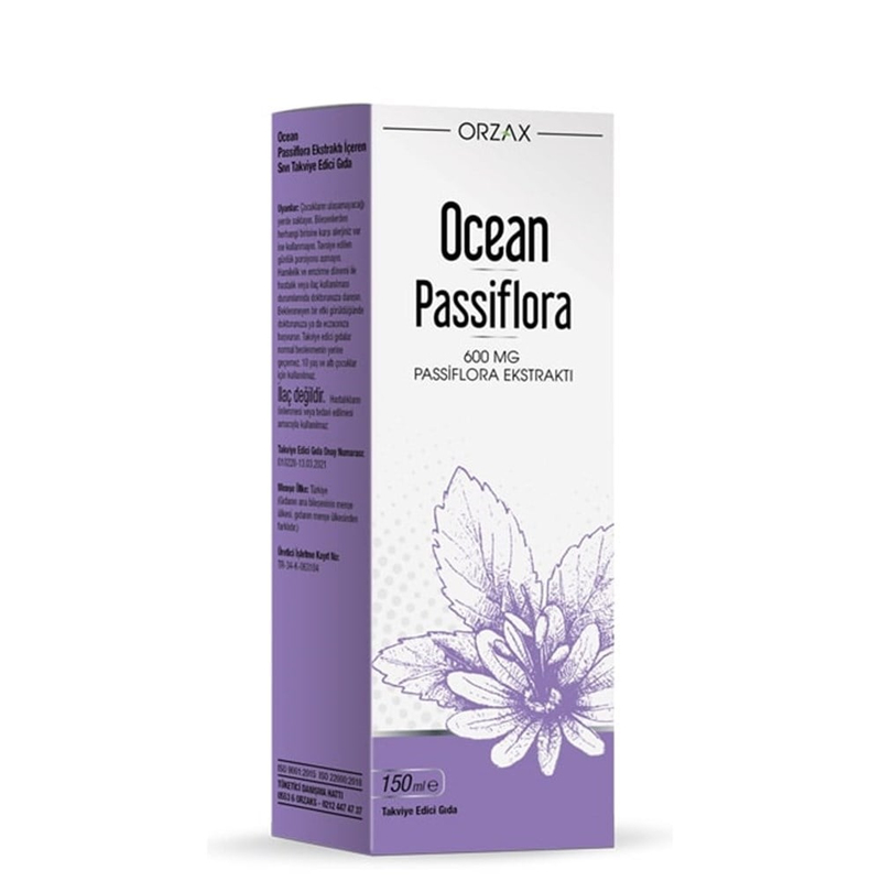 Orzax Ocean Passiflora 600 mg Passifflora Extract 150 ml