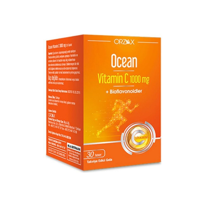 Orzax Ocean Vitamin C 1000 Mg 30 Tablet