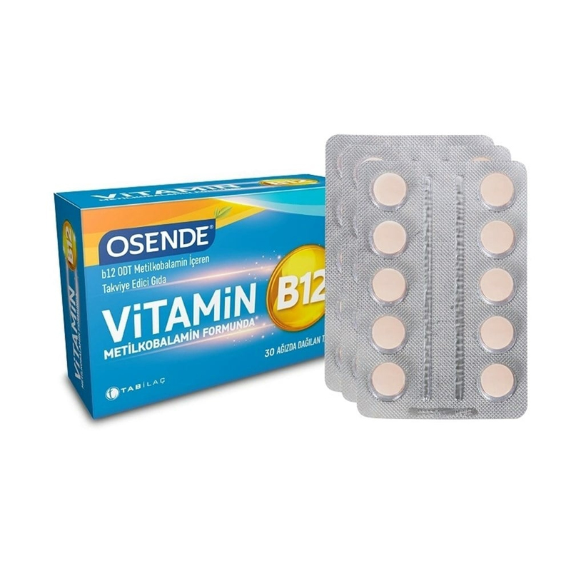 Osende Vitamin B12 Metilkobalamin 30 Tablet