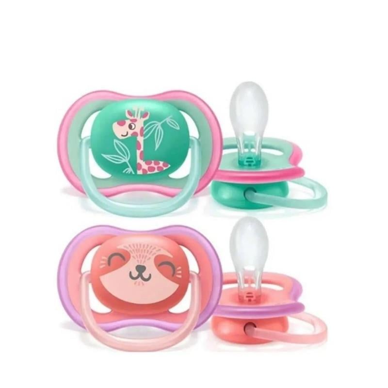 Philips Avent Ultra Air Silikon Emzik 18+ Ay Pembe