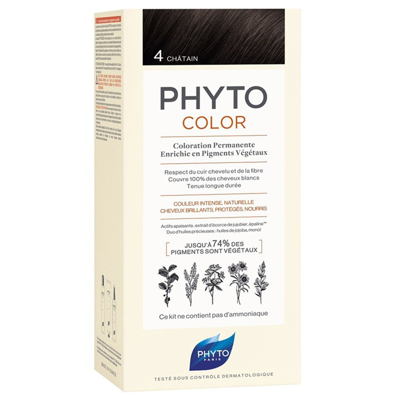 Phyto Phytocolor 4 Kestane -Bitkisel Saç Boyası
