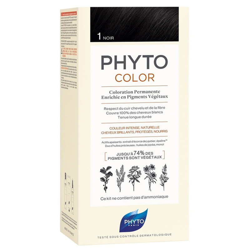 Phyto Phytocolor Saç Boyası 1- Siyah -Bitkisel Saç Boyası