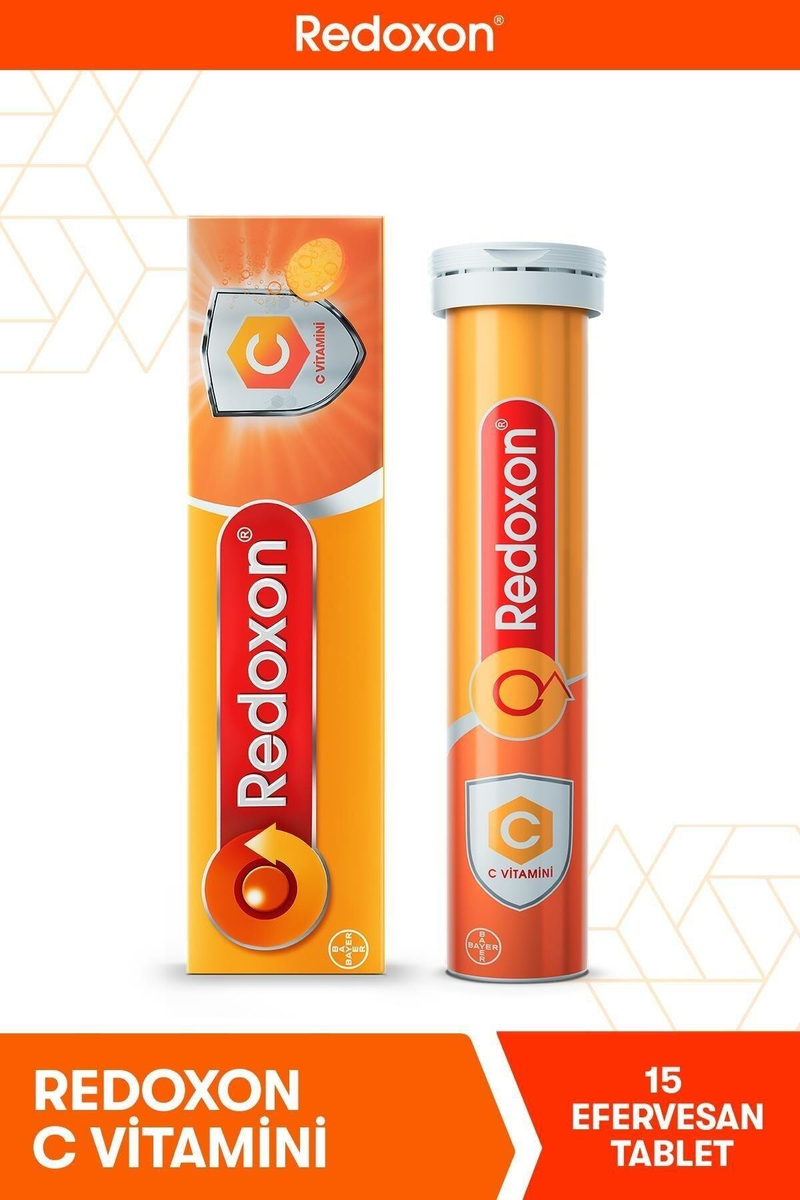 Redoxon Vitamin C 1000 Mg Efervesan 15 Tablet x2