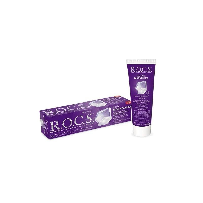Rocs Aktif Magnezyum - Diş Minesi Besleyici Günlük Diş Macunu 94 gr