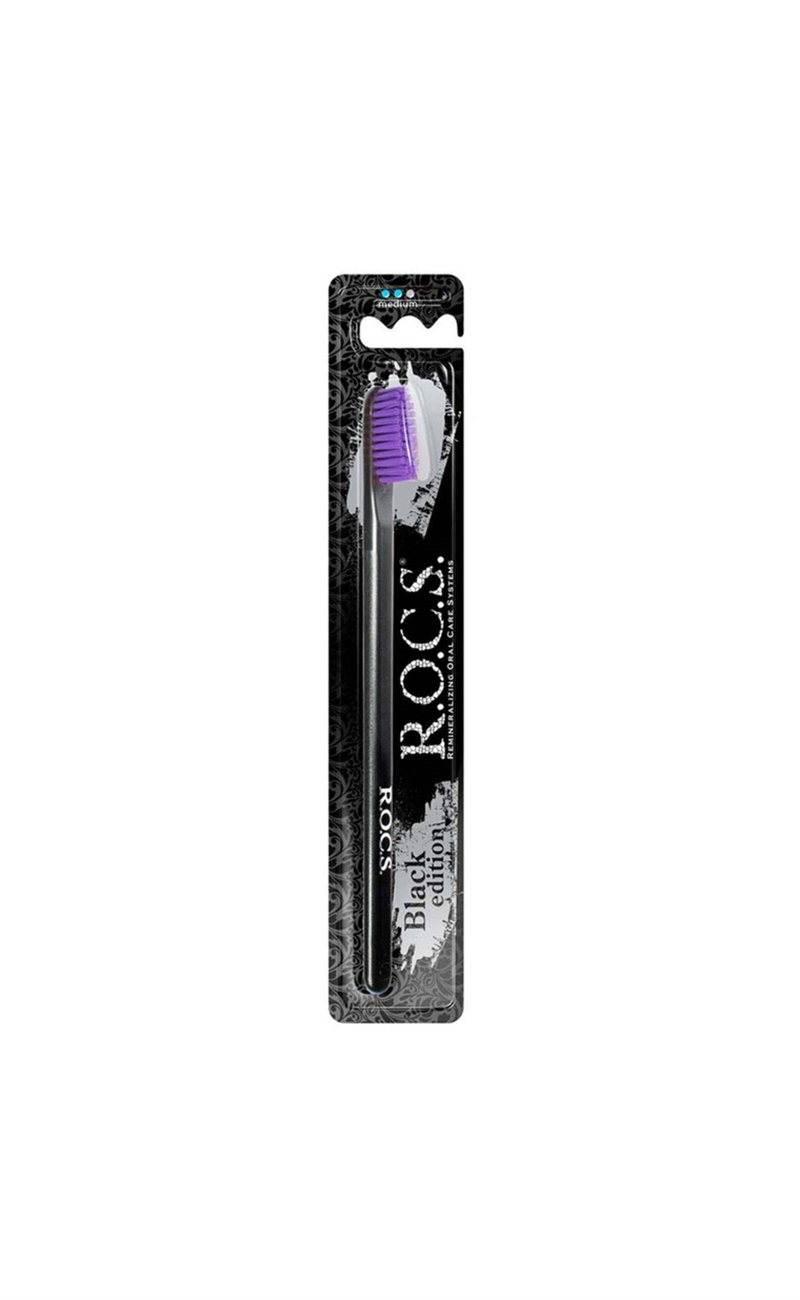 Rocs Black Edition Diş Fırçası - Mor