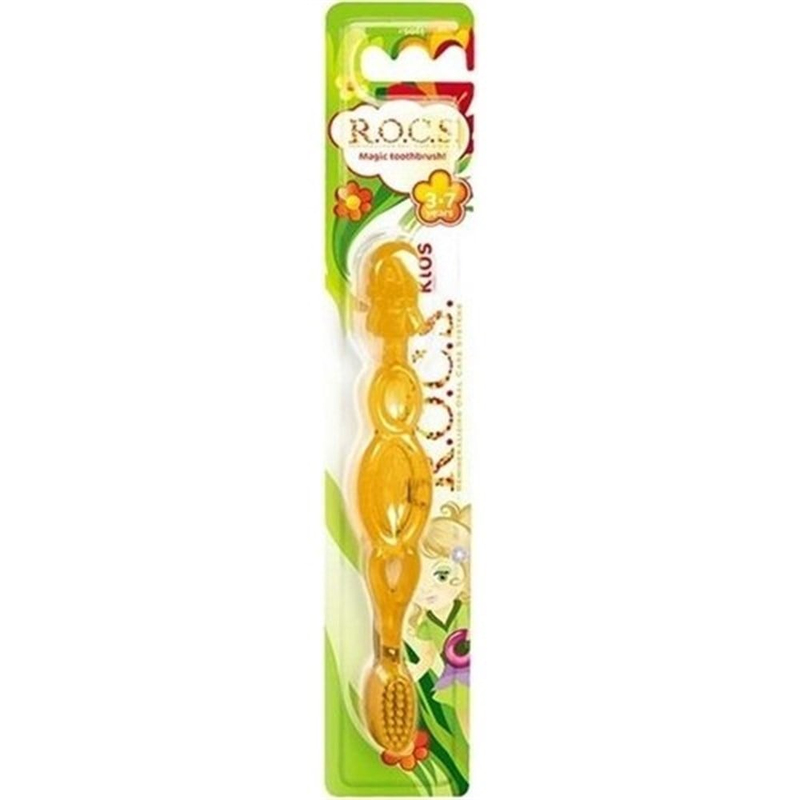 Rocs Kids Çocuk Diş Fırçası 3-7 Yaş-Sarı