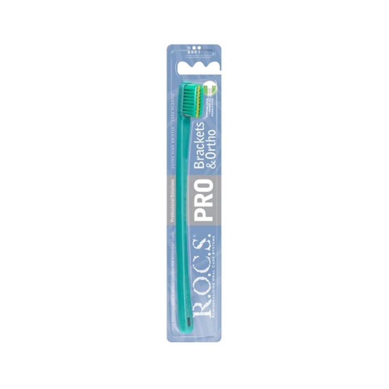 Rocs Pro Ortho&Braket Ortodonti Diş Fırçası Yeşil - Yeşil