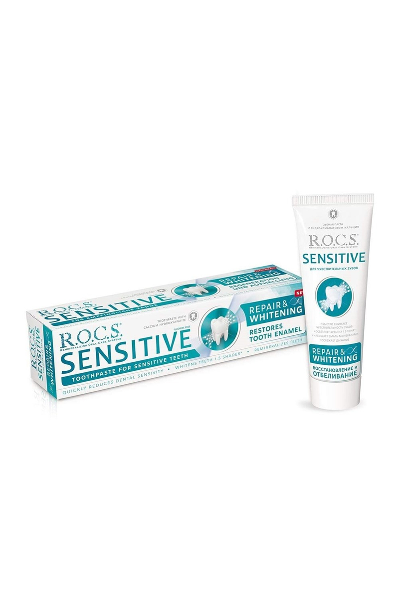 Rocs Sensitive Repair Whitening Beyazlatıcı Diş Macunu 75 Ml