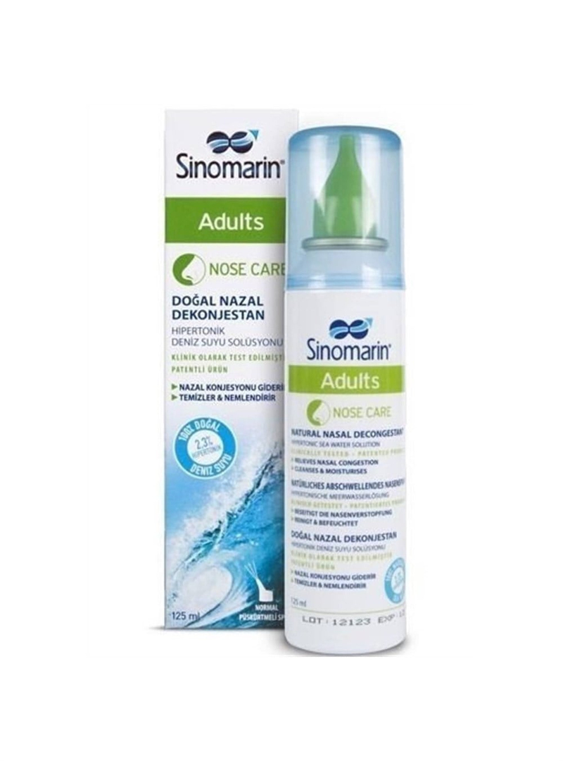 Sinomarin Adults Yetişkinler için Hipertonik Deniz Suyu 125 ml