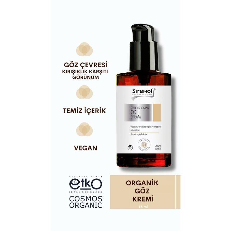 Sirenol Organik Anti-Aging Göz Kremi 15 ml