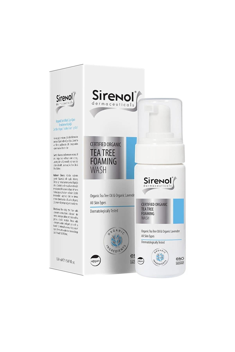 Sirenol Organik Çay Ağacı Temizleme Köpüğü 150 ml