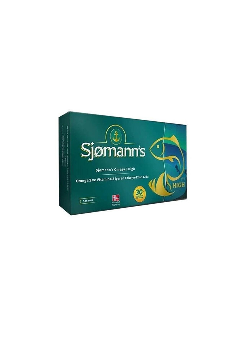 Sjomann's Omega 3 High 30 Kapsül