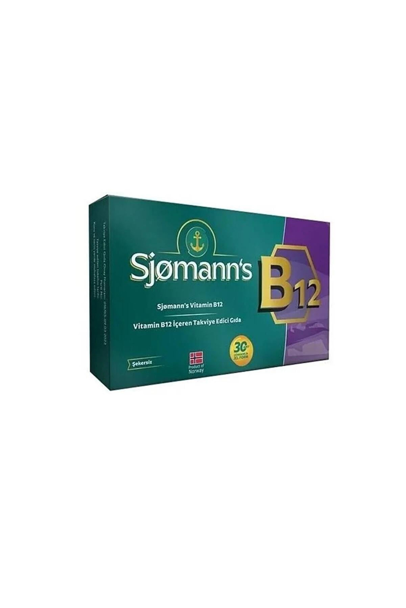 Sjomann's Vitamin B12 30 Çiğneme Tablet