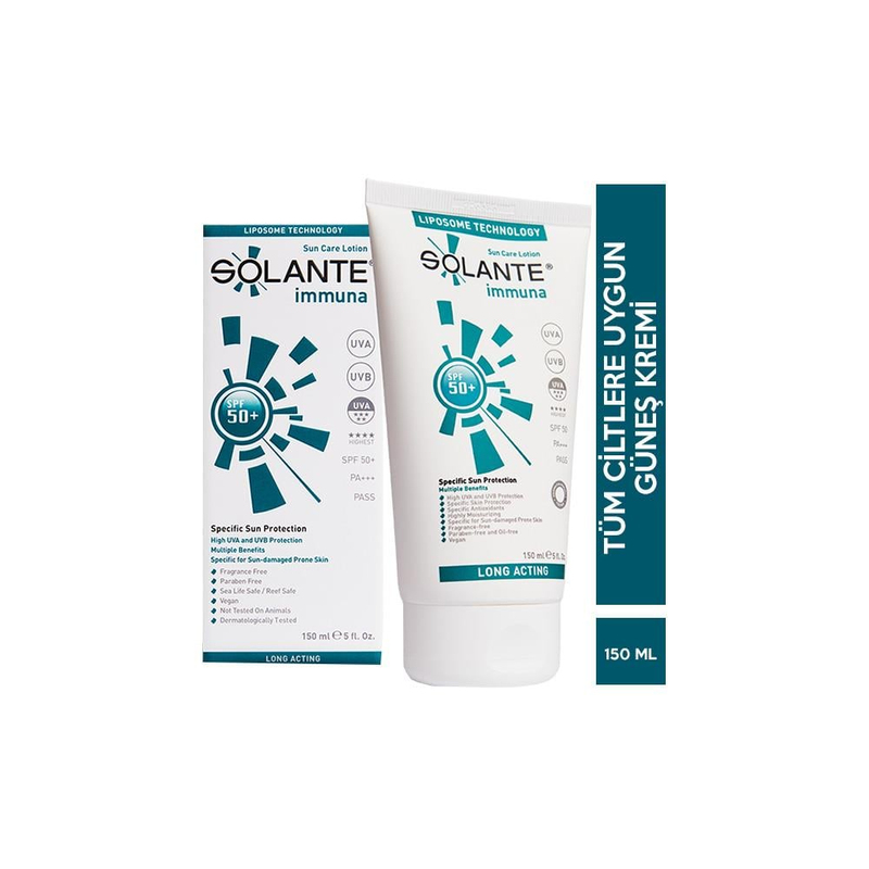 Solante Immuna SPF50+ Güneş Koruma Losyonu 150 ml
