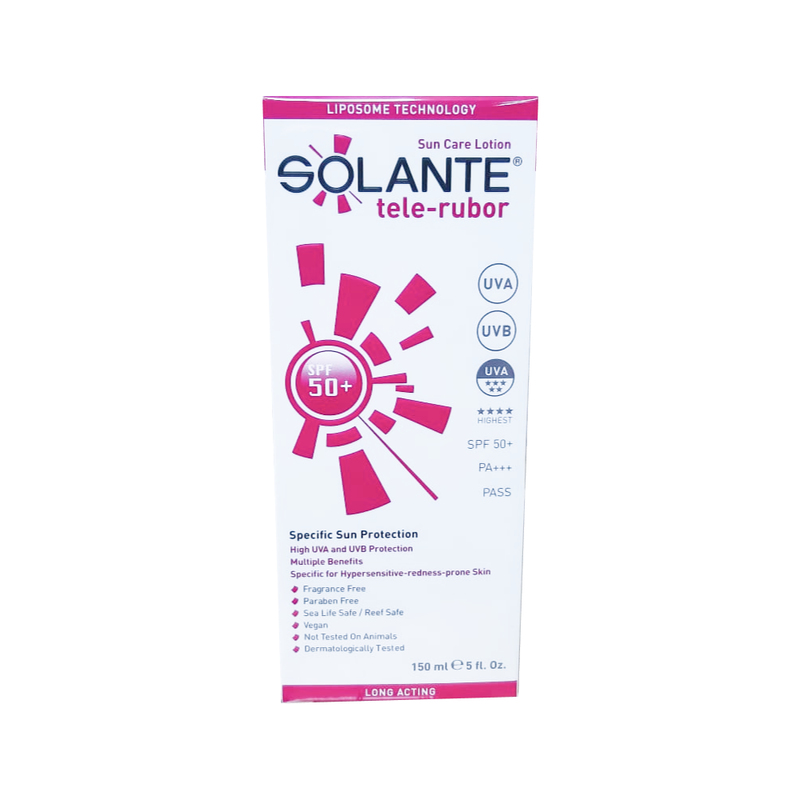 Solante Tele-Rubor SPF50+ Güneş Koruma Losyonu 150 ml