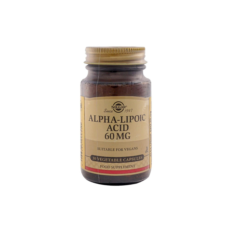 Solgar Alpha Lipoic Acid 60 Mg 30 Kapsül