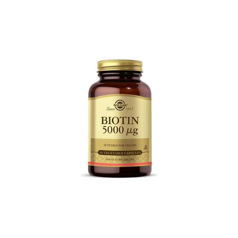 Solgar Biotin 5000 Mcg 50 Kapsül