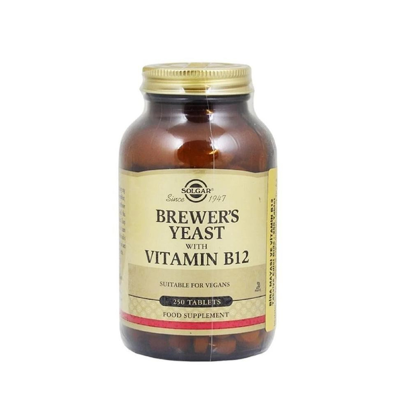 Solgar Brewer's Yeast with Vitamin B12 250 Tablet
