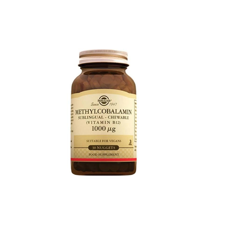 Solgar Methylcobalamin (B12) 1000 Mcg 30 Dilaltı Tableti