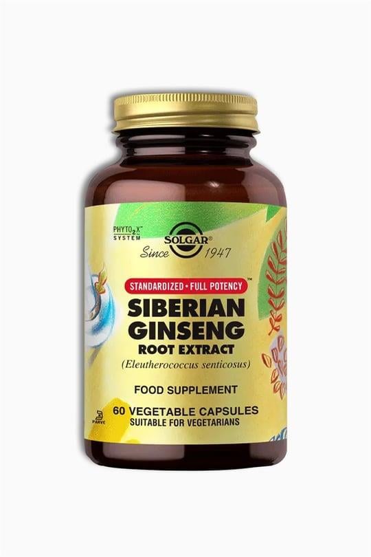 Solgar Siberian Ginseng Root Extract 60 Kapsül