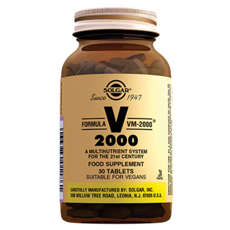 Solgar Vm 2000 Multivitamin & Mineral 30 Tablet