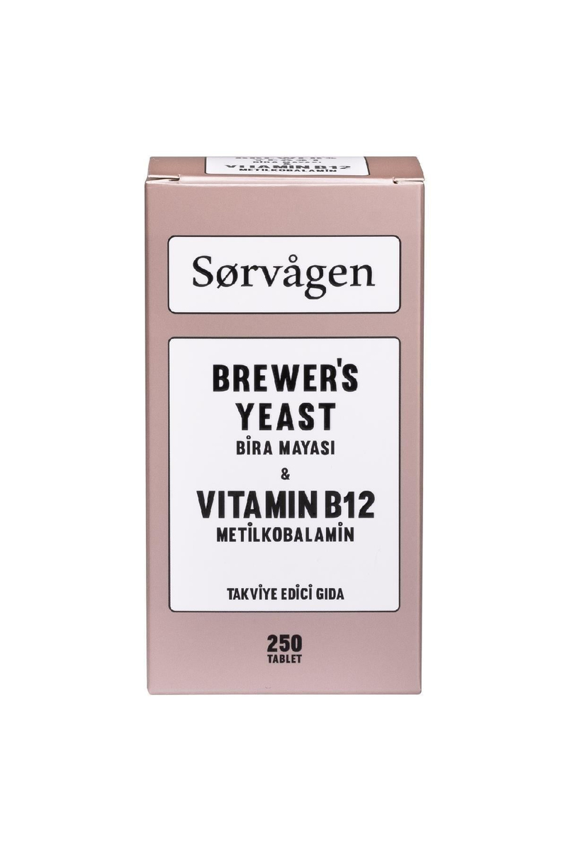 Sorvagen Brewer's Yeast B12 Vitamin 250 Tablet