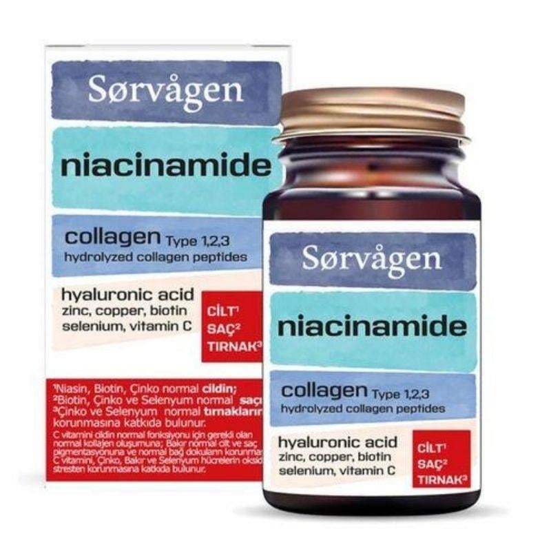 Sorvagen Niacinamide Collagen Acid 60 Tablet
