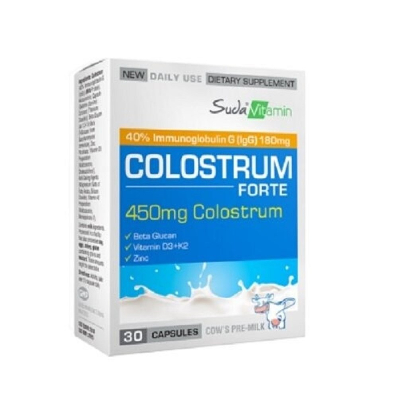Suda Vitamin Colostrum Forte 30 Kapsül