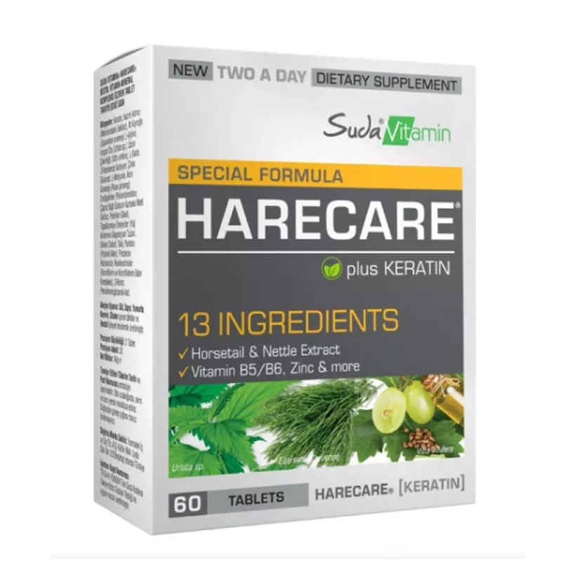 Suda Vitamin Harecare Plus Keratin 60 Tablet