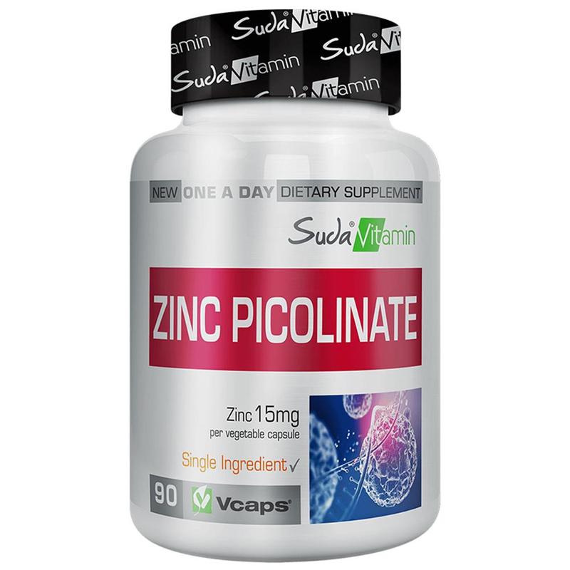 Suda Vitamin Zinc Picolinate 90 Bitkisel Kapsül