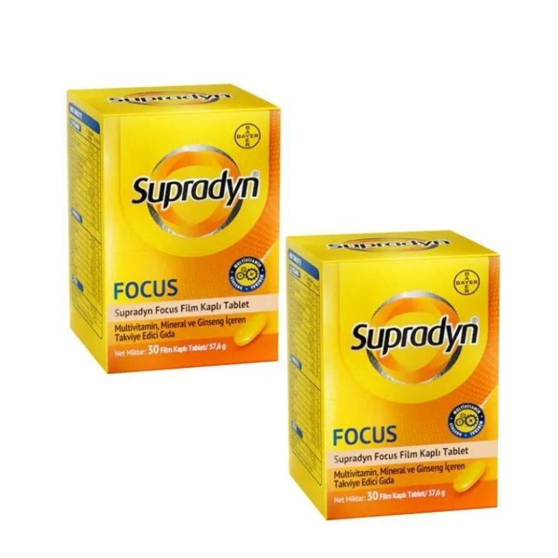 Supradyn Energy Focus 30 Tablet 2 Kutu