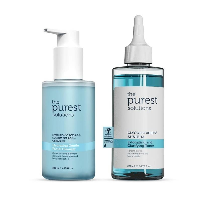 The Purest Solutions Arındırıcı & Gözenek Sıkılaştırıcı Bakım Seti
