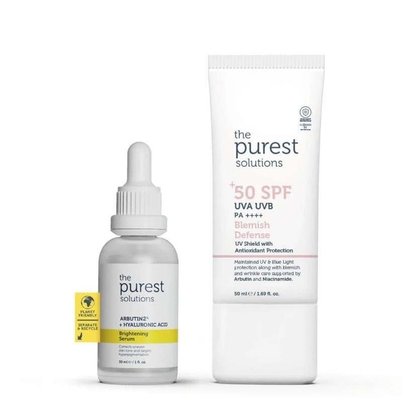 The Purest Solutions Cilt Tonu Eşitleyici Ve Güneş Koruma Etkili Cilt Bakım Seti