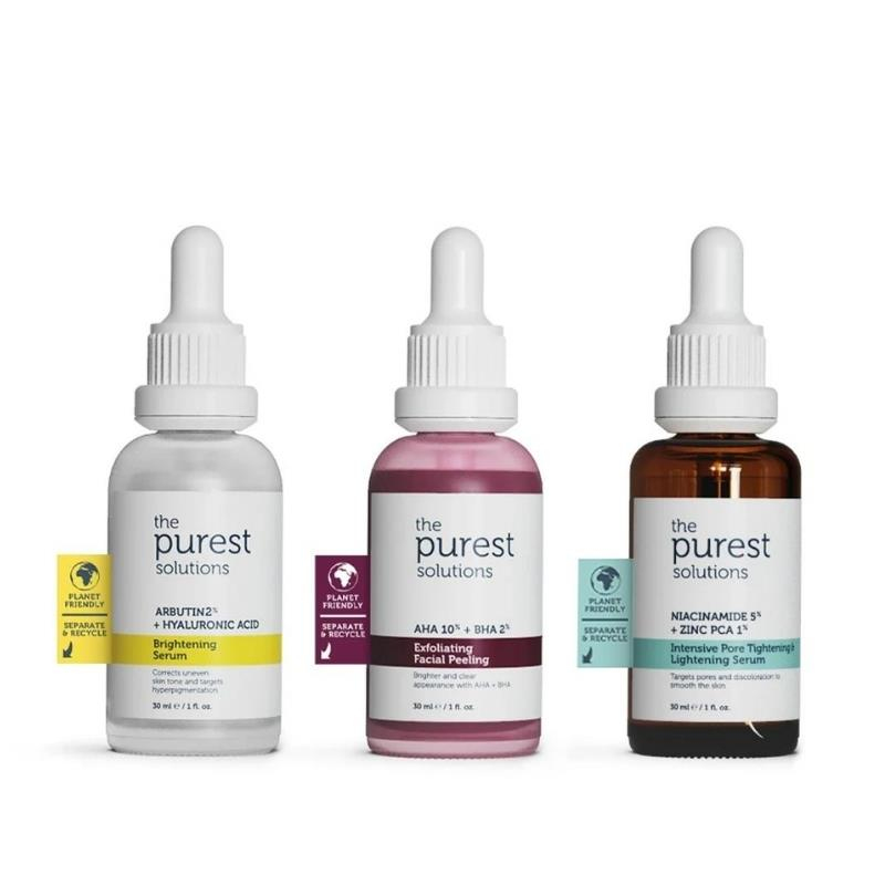 The Purest Solutions Leke Önleyici, Aydınlatıcı Ve Sivilce & Sebum Dengeleyici Bakım Seti