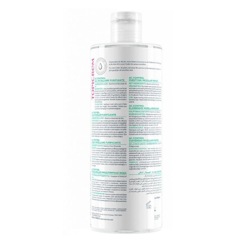 Topicrem Ac Purifying Micellar Water 400 ml