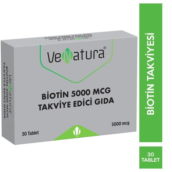Venatura Biotin 5000 mcg 30 Tablet