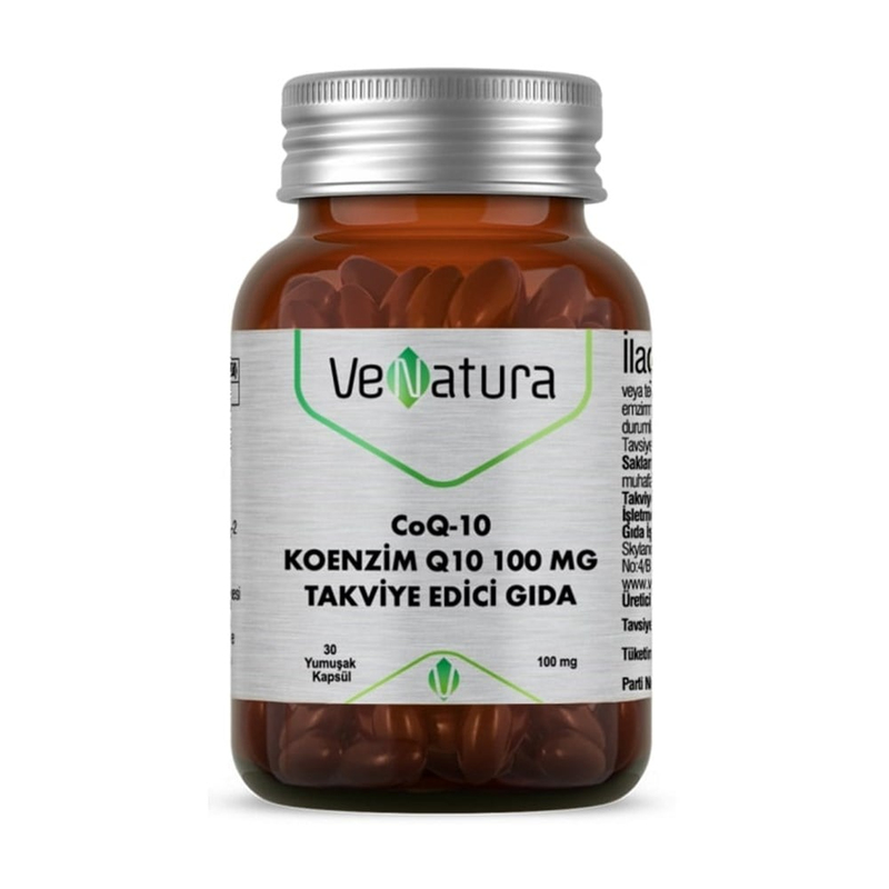 Venatura Koenzim Q10 100 Mg 30 Yumuşak Kapsül