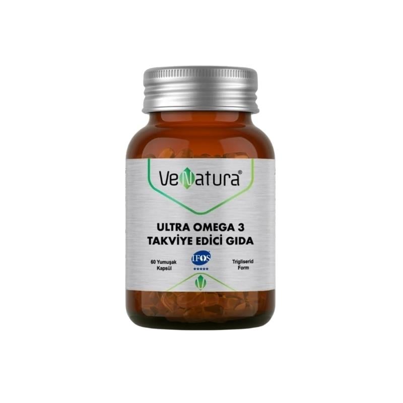 Venatura Ultra Omega 3- 60 Kapsül Takviye Edici Gıda