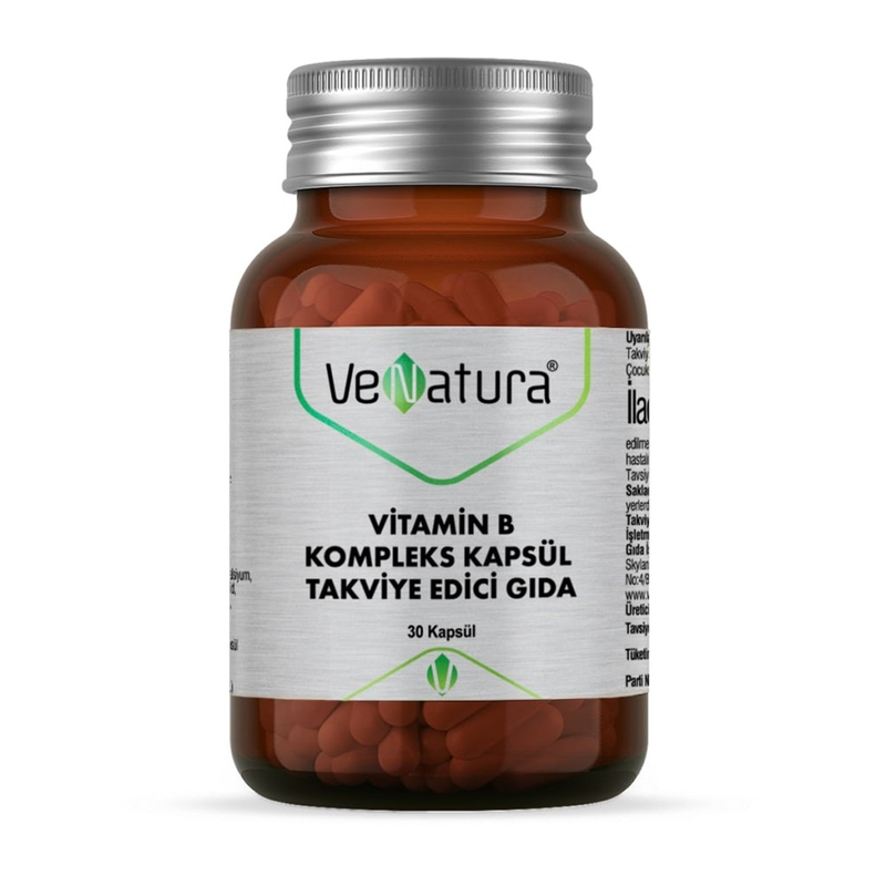 Venatura Vitamin B Kompleks 30 Kapsül