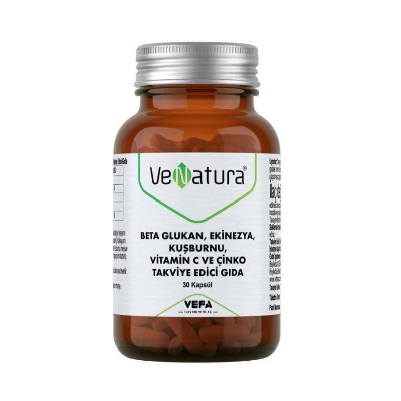 Venatura Beta Glukan Vitamin C Ve Çinko 30 Kapsül