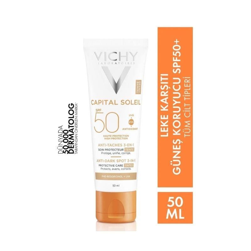 Vichy Capital Soleil Spf 50 Leke Karşıtı Güneş Koruyucu 50 ml