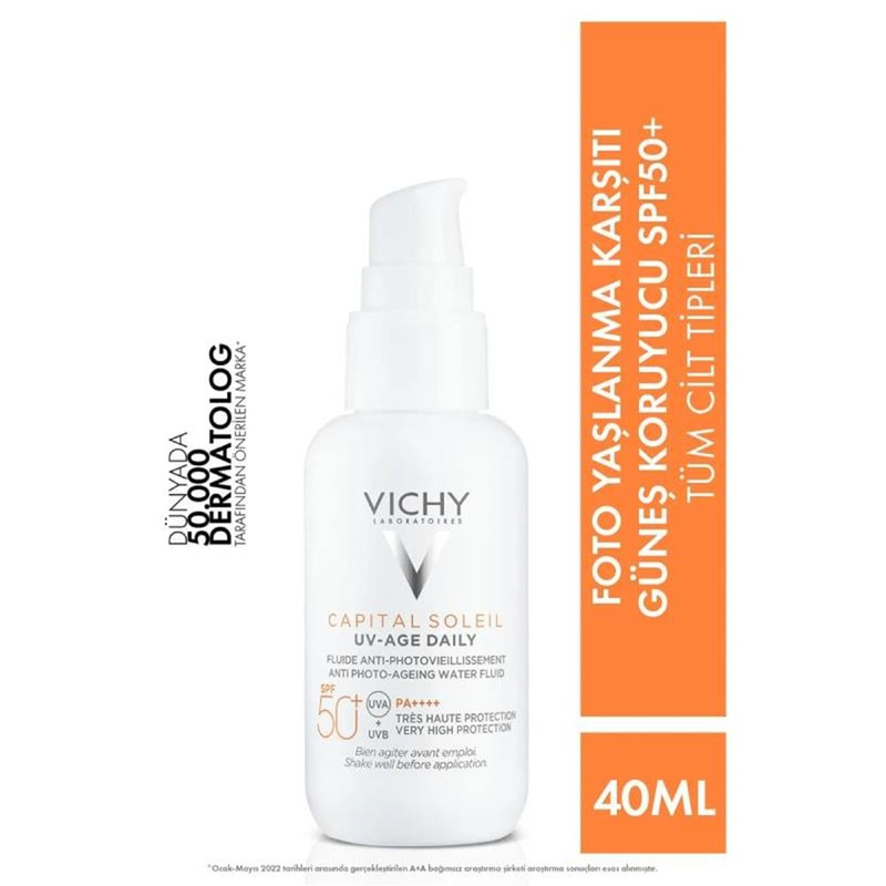 Vichy Capital Soleil UV Yaşlanma Karşıtı Güneş Kremi SPF 50 40 ml