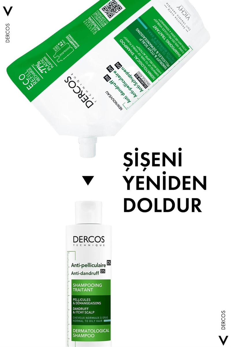 Vichy Dercos Anti dandruff Normal/Yağlı 500 ml