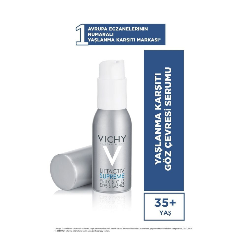 Vichy Liftactiv Supreme Göz Çevresine Özel Bakım Serumu 15 ml