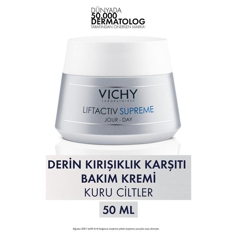 Vichy Liftactiv Supreme Kırışıklık Karşıtı Bakım Kremi  50ml