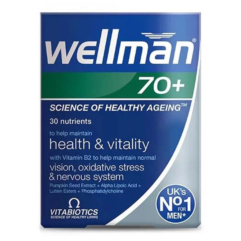 Vitabiotics Wellman 70+ Takviye Gıda 30 Tablet