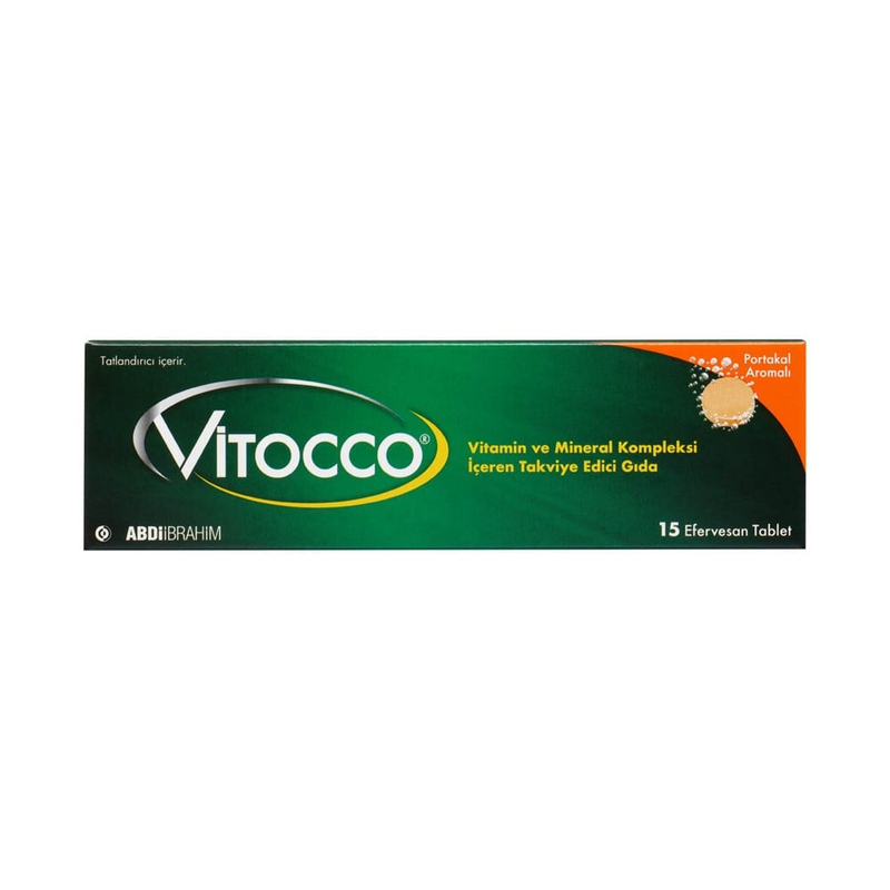 Vitocco Vitamin ve Mineral Kompleksi 15 Efervesan Tablet