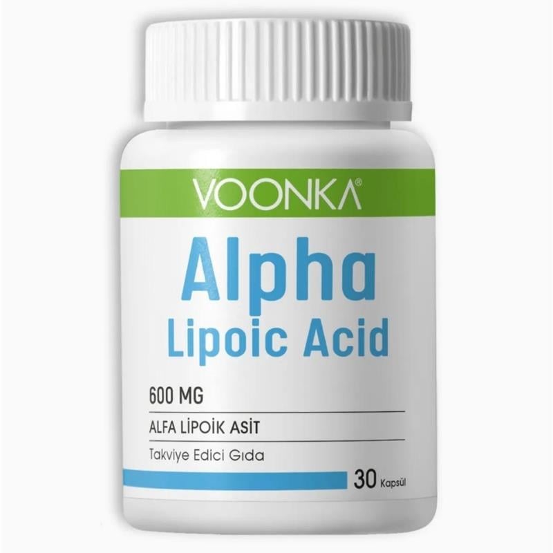 Voonka Alpha Lipoic Acid 600mg 30 Kapsül